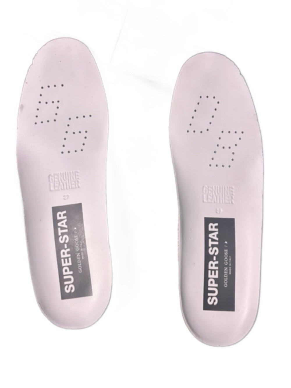 GOLDEN GOOSE- Superstar Black glitter with Blue Star Accent sz 8 (39) - Picture 9 of 10